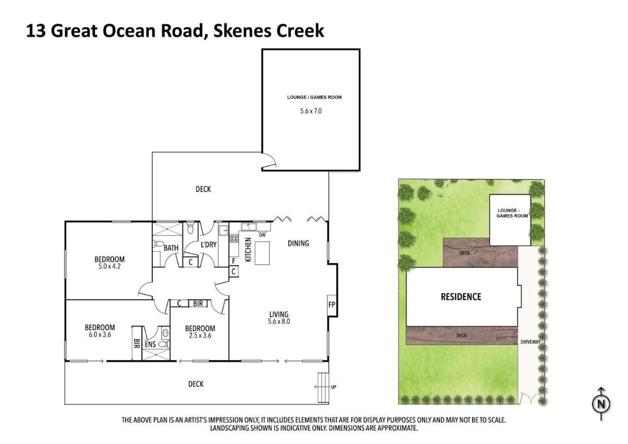 Great Ocean Road Lodge Skenes Creek Bagian luar foto